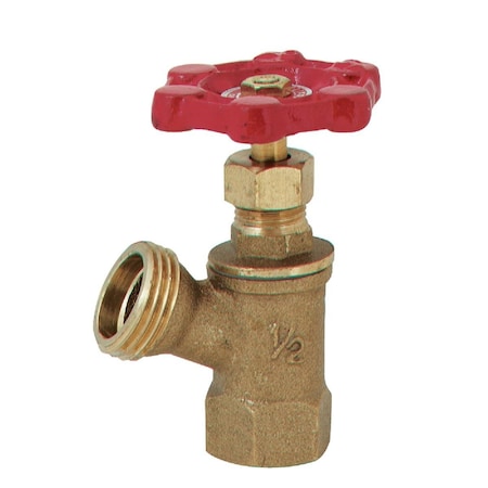 Proline 1/2 In. FIP x 3/4 In. Hose Thread Brass Boiler Drain with Stuffing Box 102-803